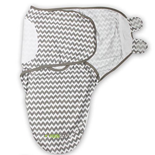 image for Ziggy Baby Swaddle Blanket, Adjustable Infant Baby Wrap, Soft Cotton i