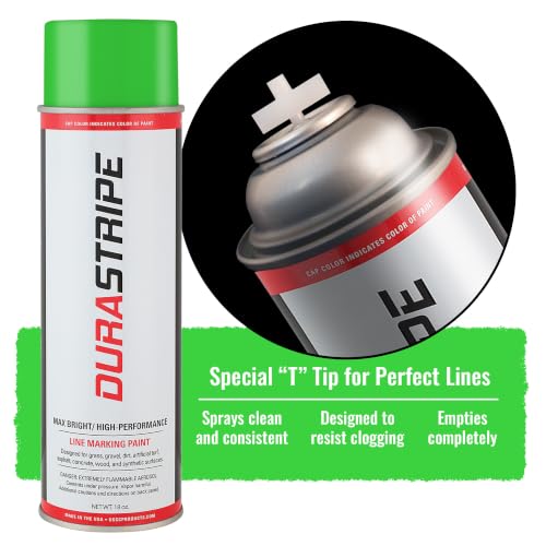 Image of Athletic Field Marking Paint - (CASE) 12 /18 Ounce Cans. The Most durable line marking paint available! Several colors to choose from. (Fluorescent Green)