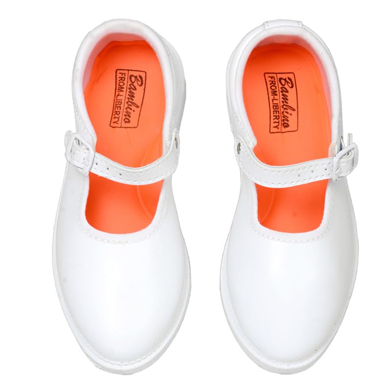 Image of Liberty Girls Black & White School Shoes