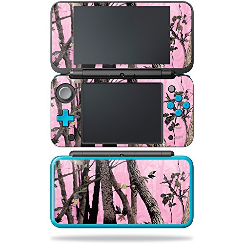 MightySkins Skin Compatible with Nintendo New 2DS XL - Pink Tree Camo | Protective, Durable, and Unique Vinyl Decal wrap Cover | Easy to Apply, Remove, and Change Styles | Made in The USA