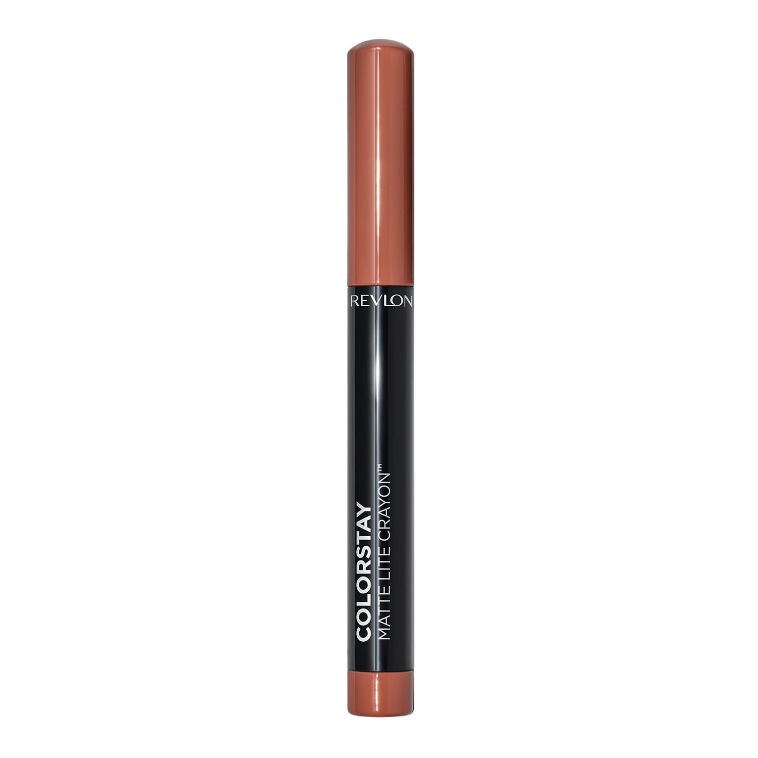 REVLON Colorstay Matte Lite Crayon Lipstick, Ultra-Precise Tip with built in Sharpner, Bold Color in Comfortable, Non-Drying Matte Formula, Water-Resistant Non-Drying Lipcolor Clear The Air - (002)