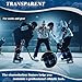 Golden Sport Clear Hockey Tape, Hockey Tape Multipurpose, Clear, 10 Pack - for Socks and Gear, Easy to Stretch and Tear
