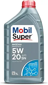 Oleo Lubrificantes Para Carros Mobil Super 5W-20 Sintético