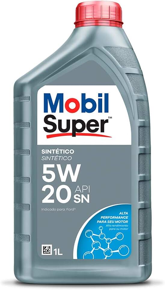 Oleo Lubrificantes Para Carros Mobil Super 5W-20 Sintético