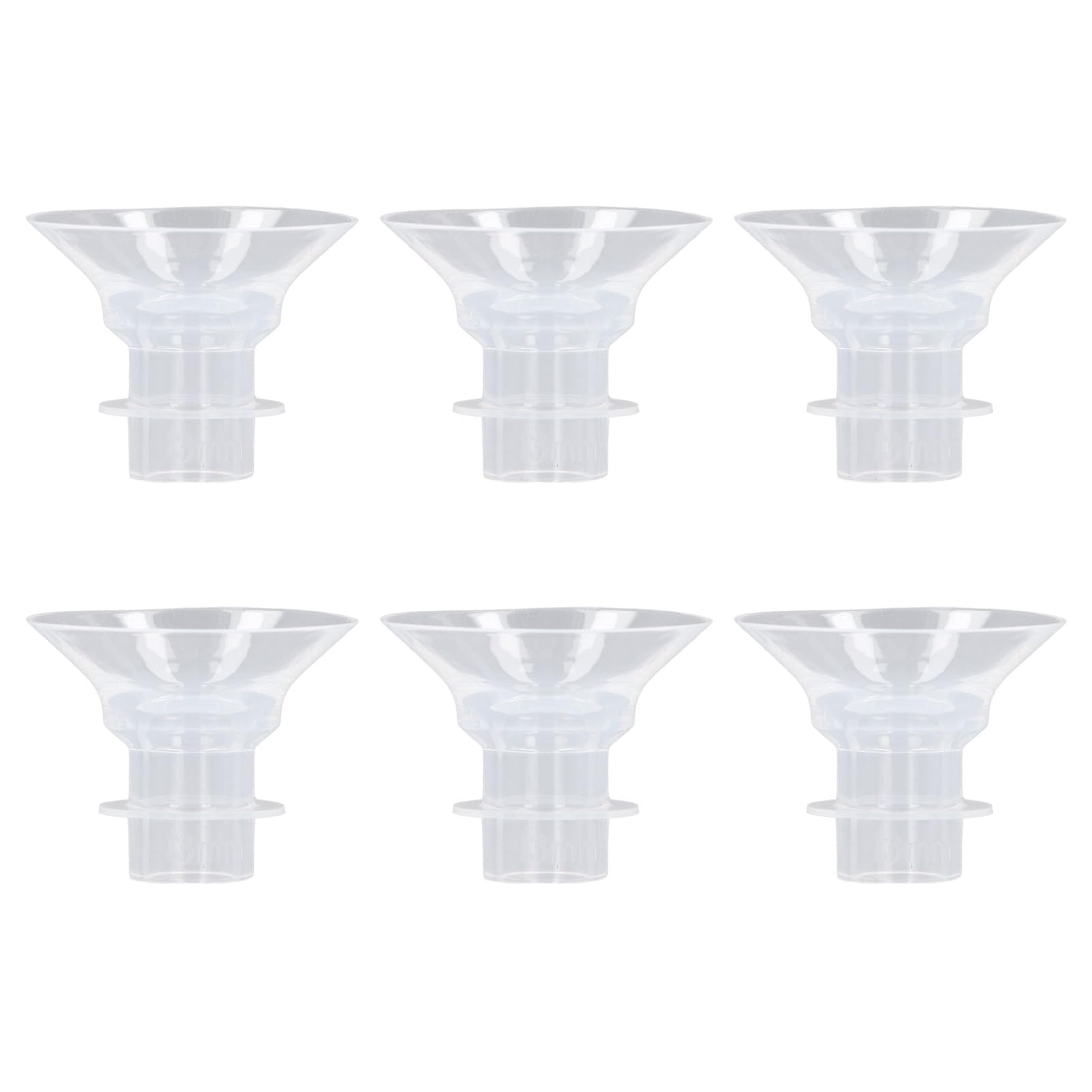 6Pcs Flange Inserts MomMed Wearable Cups Wearable Breast Pump Reduce 24mm Tunnel Down to Other Correct Size (13MM)