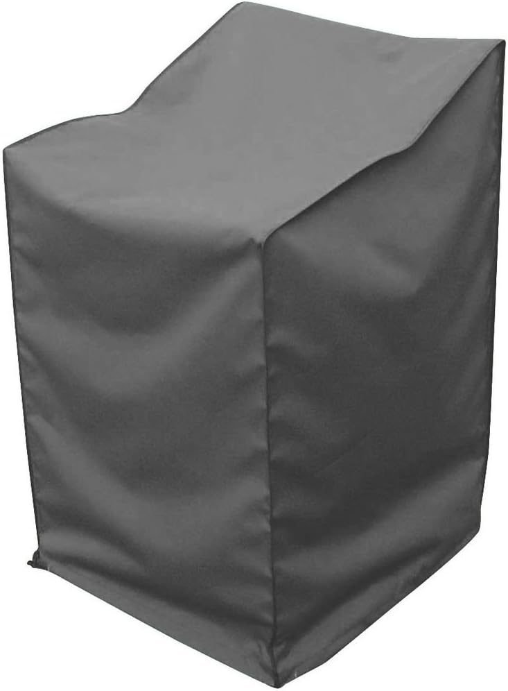GreemotionOutdoor Chair Protective Cover - Tarpaulin Sheet - Slipcover for Patio Chairs - Tarpaulin Heavy Duty Waterproof for Outdoor Dining Chairs - Garden Furniture Covers