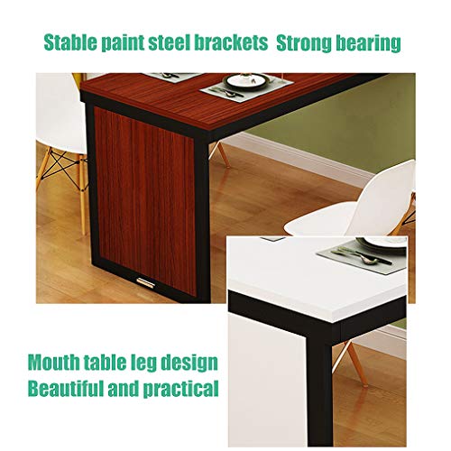 Jjpsqhrv Wall Mounted Folding Dining Table Fold Up Convertible Desk Mdf Multi-Function Wall Table Computer Desk For Office, Bedroom, Kitchen #TOP3