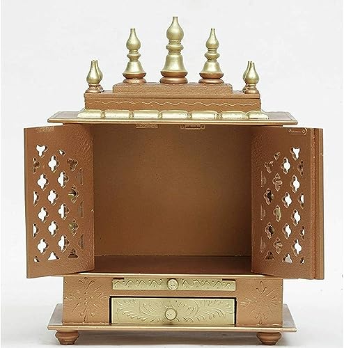 Pooja Mandap altar de madera Devyom para rituales domésticos y meditación 3
