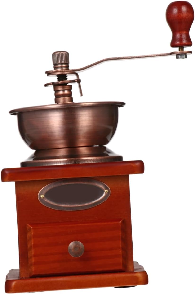 VALICLUD Manual Coffee Bean Grinder Compact Hand Grinding Machine for Travel and Office Easy to Use Coffee Beans Grinding Mill with Non Stick Operation Portable Household