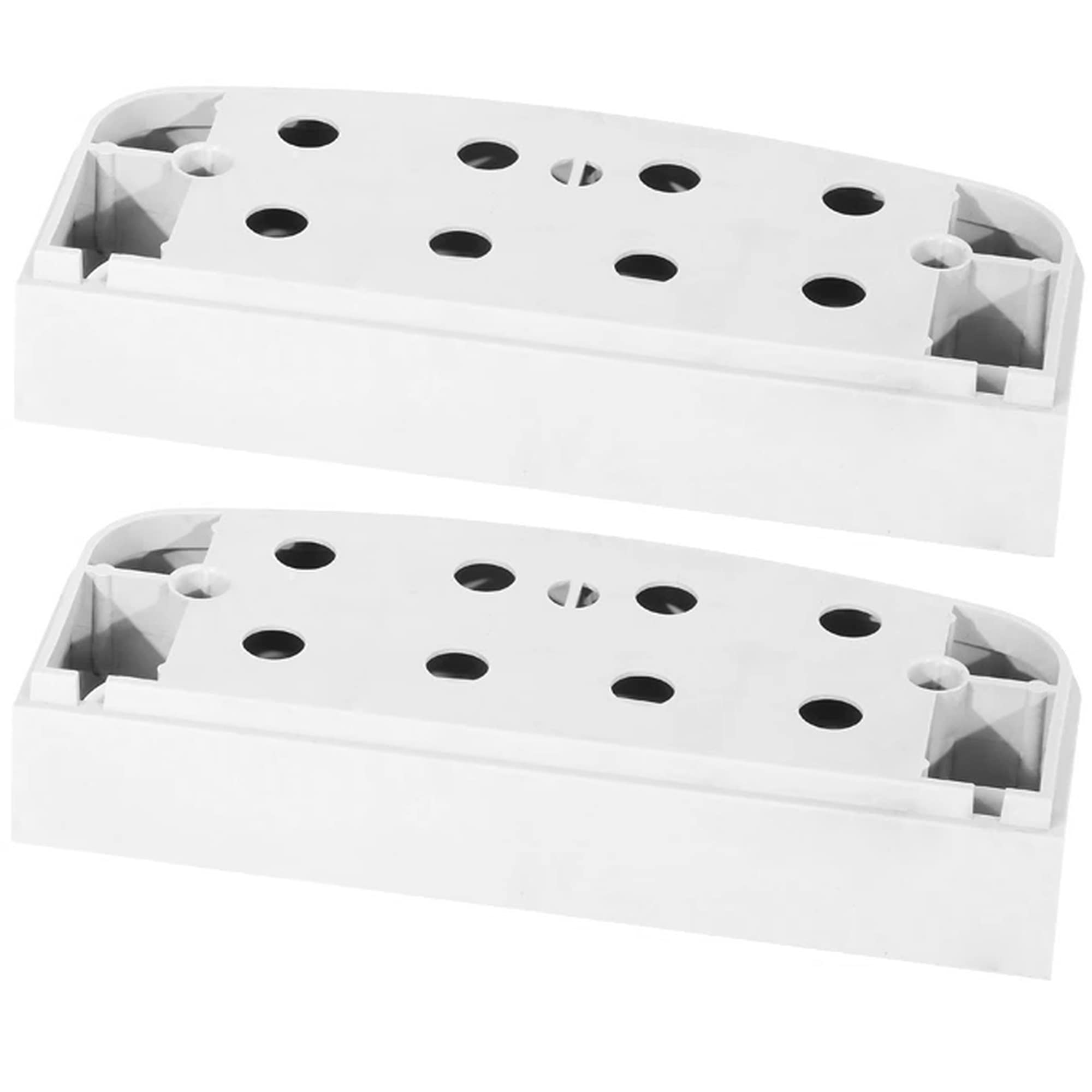 RIP X Adjustable Step Aerobics Workout Stepper (Extension Pair White)
