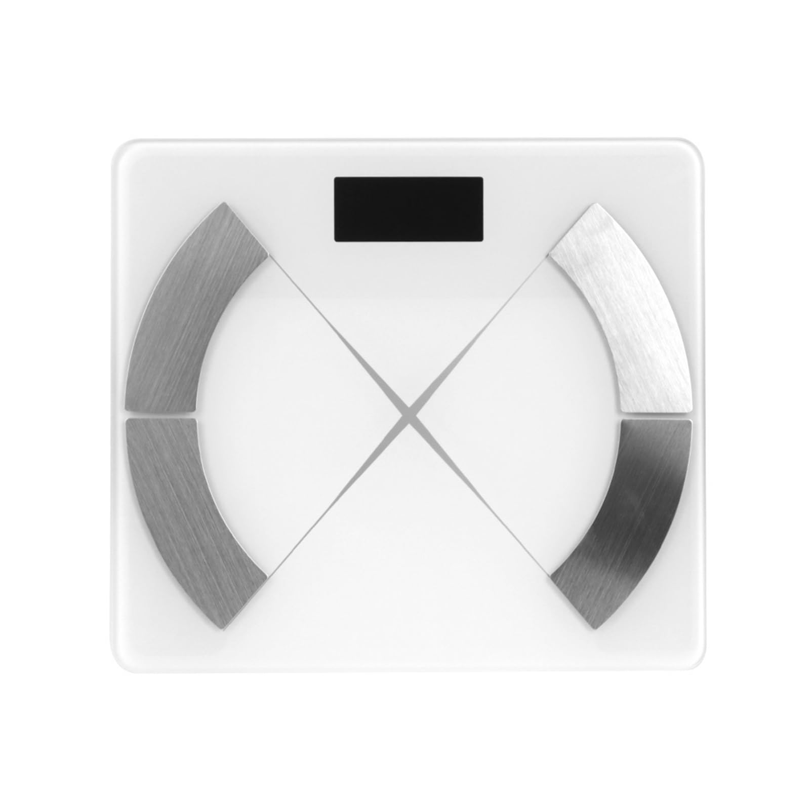 Báscula De Grasa Corporal Smart Bluetooth BMI Analizador De Composición Corporal Básculas De Baño Digitales Balanza Electrónica Balanza De Pesaje FáCil De Usar(White)