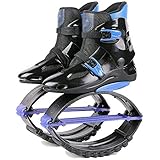 botas kangoo jumps precio ➤ 【SEGURIDAD】: ¡Los zapatos de rebote no tienen daños por saltos! Las ocho técnicas de protección del zapato no requieren un dispositivo de protección para rebotar y dispersar fácilmente el impacto del suelo. Amortiguación fuerte. Centrarse en la protección elástica y promover la circulación sanguínea. Reducir el desgaste de las rodillas y reducir eficazmente el impacto del menisco.