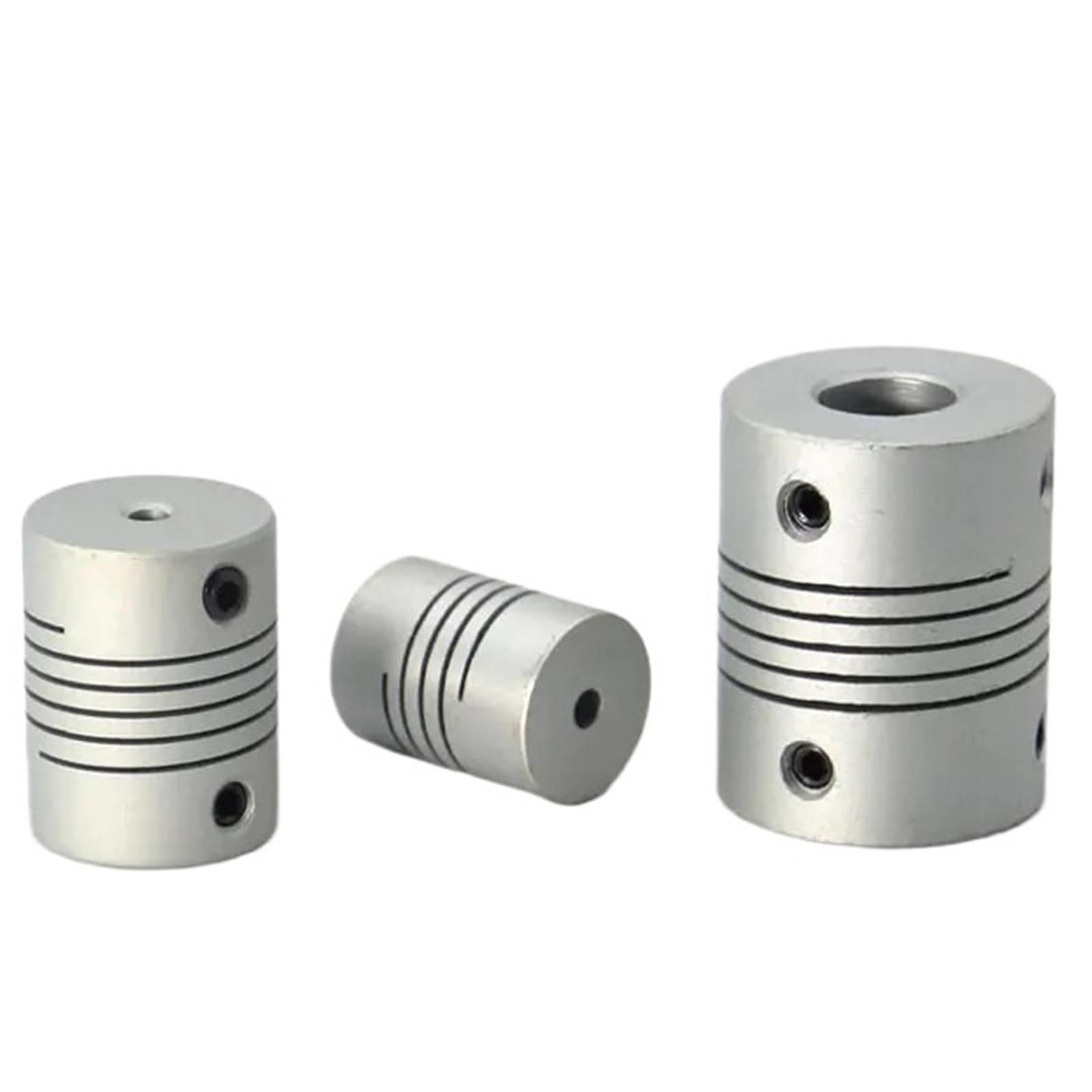 Accoppiamento albero in lega di alluminio Giunto encoder accoppiatore motore 8mm D25L30 elastico Foro interno 5mm 6mm 9mm 10mm 12mm