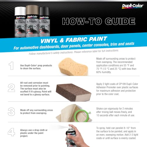 Image of Dupli-Color Vinyl & Fabric Spray, Desert Sand, 11 oz