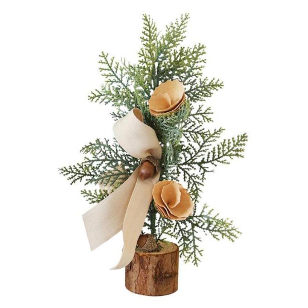 skopers Cute Christmas Tree Tabletop Ornament Windowshop Mini Christmas Tree Potted Decoration Xmas Home Decor Props Festival Gift