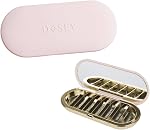 Dosey 7-Day Pill Organizer - Pill Case with 7 Pill Compartments for Medicine Storage & Protection – Stylish & Elegant Medication Organizer with Mirror
