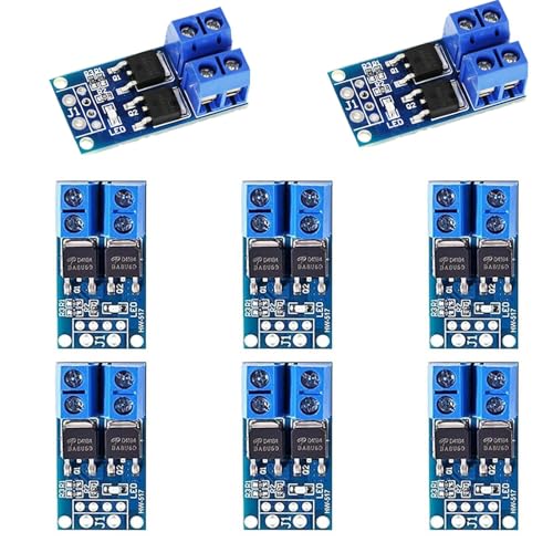8 unidades DC 5 V-36 V 400 W FET Trigger Switch Drive Module Board Dual Mosfet Módulo de controlador Dual de alto rendimiento Switching Driver Módulo PWM Regulador Panel de control Módulo de 8 unidades DC 5 V-36 V 400 W FET Trigger Switch Drive Module Board Dual Mosfet Módulo de controlador Dual de alto rendimiento Switching Driver Módulo PWM Regulador Panel de control Módulo de