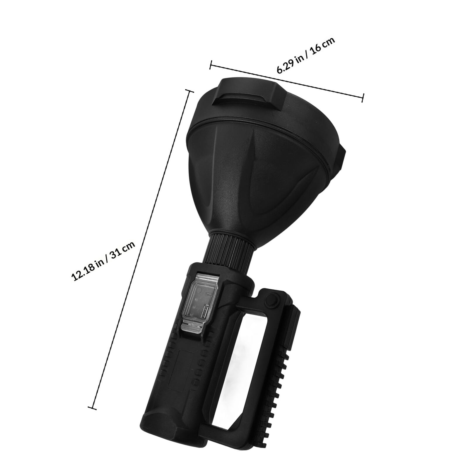 Homoyoyo Lampe Torche LED Étanche Grosse Taille P70, Projecteur Portable Rechargeable USB 8000mah, Éclairage Extérieur Puissant pour Camping, Randonnée et Urgence, Lampe Torche D'extérieur
