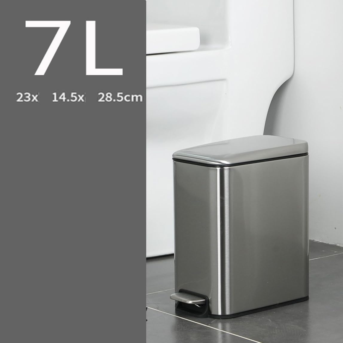 Amazon｜DB3NK 幅23cm] ペダルペール ゴミ箱 おしゃれ 分別