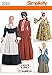 Produktbild Simplicity 3723Women's Costumes, Paper, White, R5 (14,16,18,2,22)