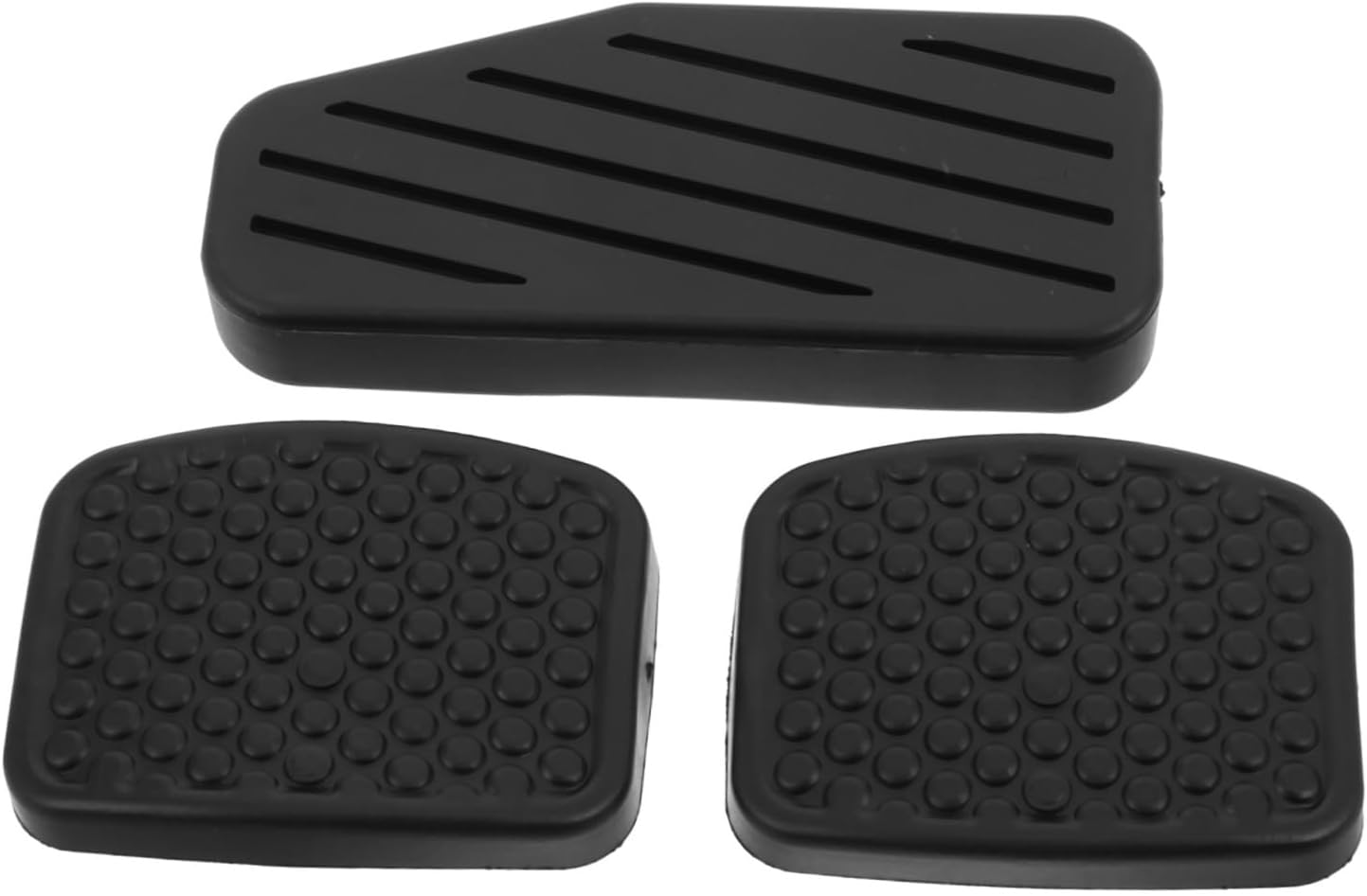 3pcs Brake Clutch Pedal Rubber Cover Non-Slip Replacement Pad Set for Manual Transmission Cars Compatible with Suzuki