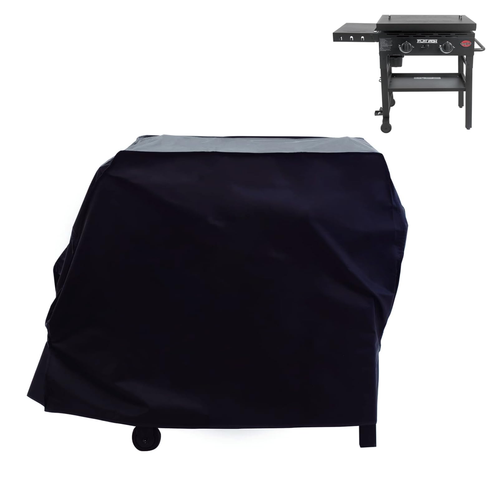 Housse de barbecue pour Char-Griller 2 brûleurs imperméable en fer plat de 114 cm