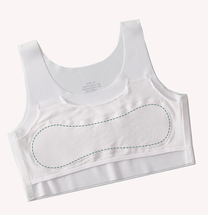 Generic 4 Pieces Popular Girls Sports Racerback ，Thin Style Girls and Teenagers Bras（White, Blue, Light Purple, Skin Tone）2