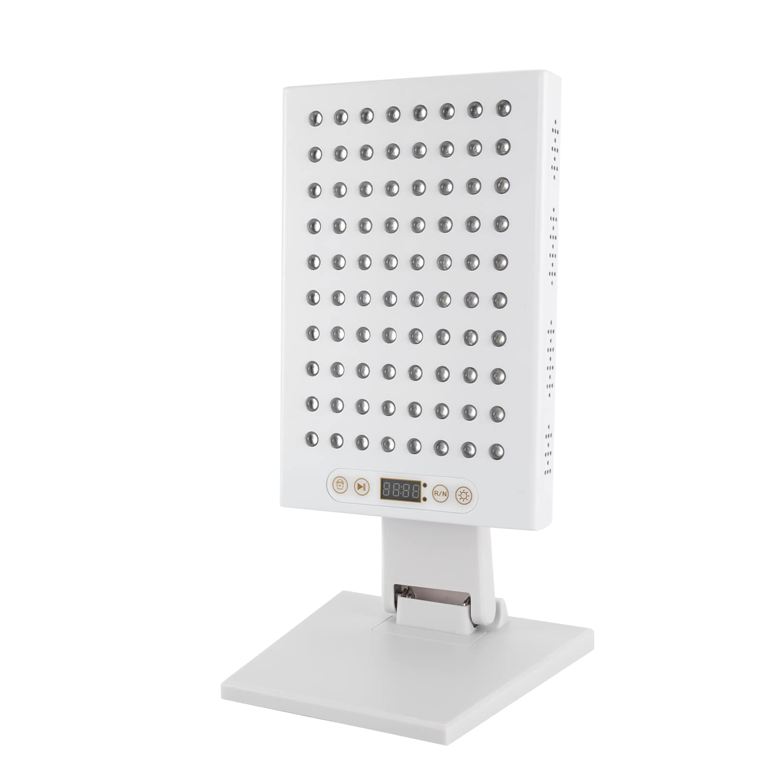 Czerwona lampa grzewcza na podczerwień, czerwone światło bliskiej podczerwieni, z 80 diodami LED Dual Chip LED bliskiej podczerwieni, do ciała, do biura, sypialni, salonu piękności, 20 x 3 x 30 cm