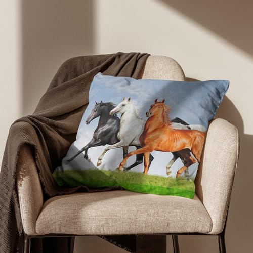 Housse coussin rectangulaire 50x50cm CEVAN rénovez votre canapé usé - 5