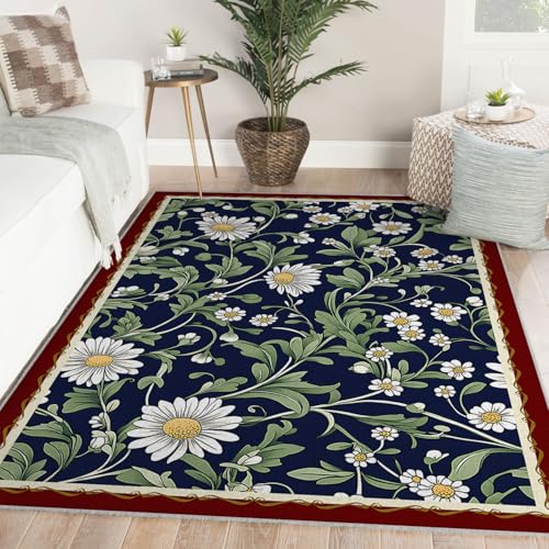 Tapis de fleurs bohèmes pour une chambre cocooning - 3