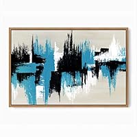 Framed Canvas Wall Art Colorful Abstract Canvas Prints Home Artwork Decoration for Living Room,Bedroom - 16x24 inches