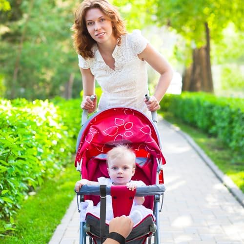 ULTECHNOVO Stroller Safety Wrist Strap Black Multipurpose Hand 6pcs with Comfortable Polyester Material, Prevents Entanglement and Provides Safety Control, for Outdoor Walks and Pram Use - 4
