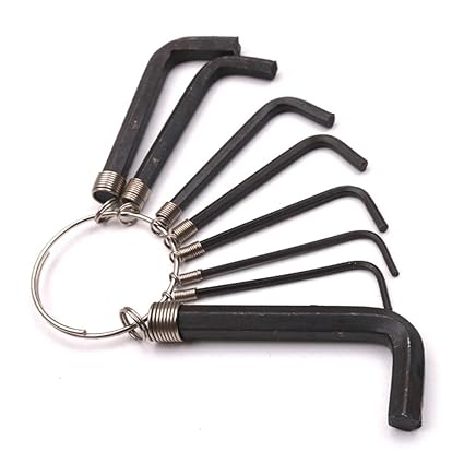 GAH 8pc Multifunctional Hexagon Wrench Hex Wrench Screwdriver Guitar Repair Tool