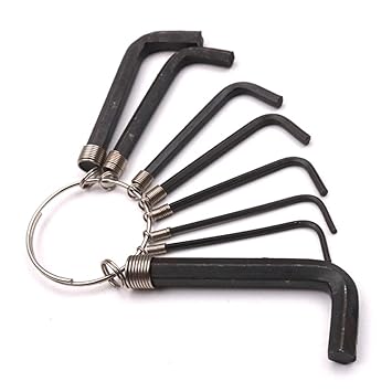 Tiny Store 8pc Multifunctional Hexagon Wrench Hex Wrench Screwdriver Guitar Repair Tool (78014162TS)