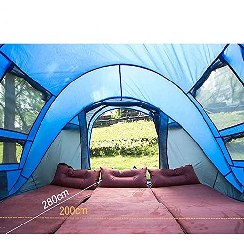 Carpa de camping automática para 3-4 personas, color amarillo miniatura 5