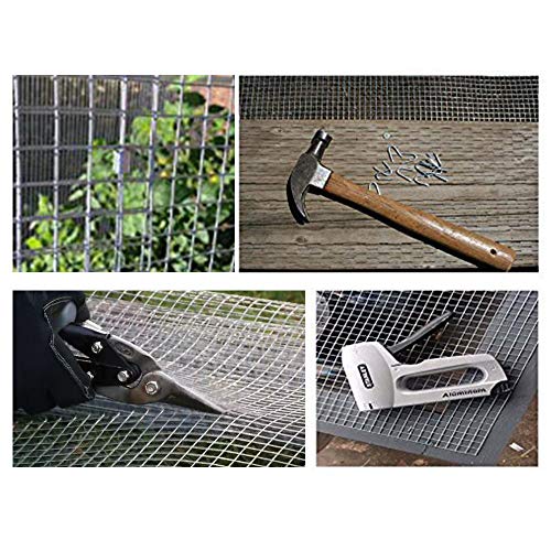 Amagabeli Garden & Home FBA_DHW-003-02 Hardware Cloth 1/2 Inch 36Inx100Ft 19 Gauge Galvanized Welded Wire Metal Mesh Roll Rabbit Fencing Snake Fence thumb #4