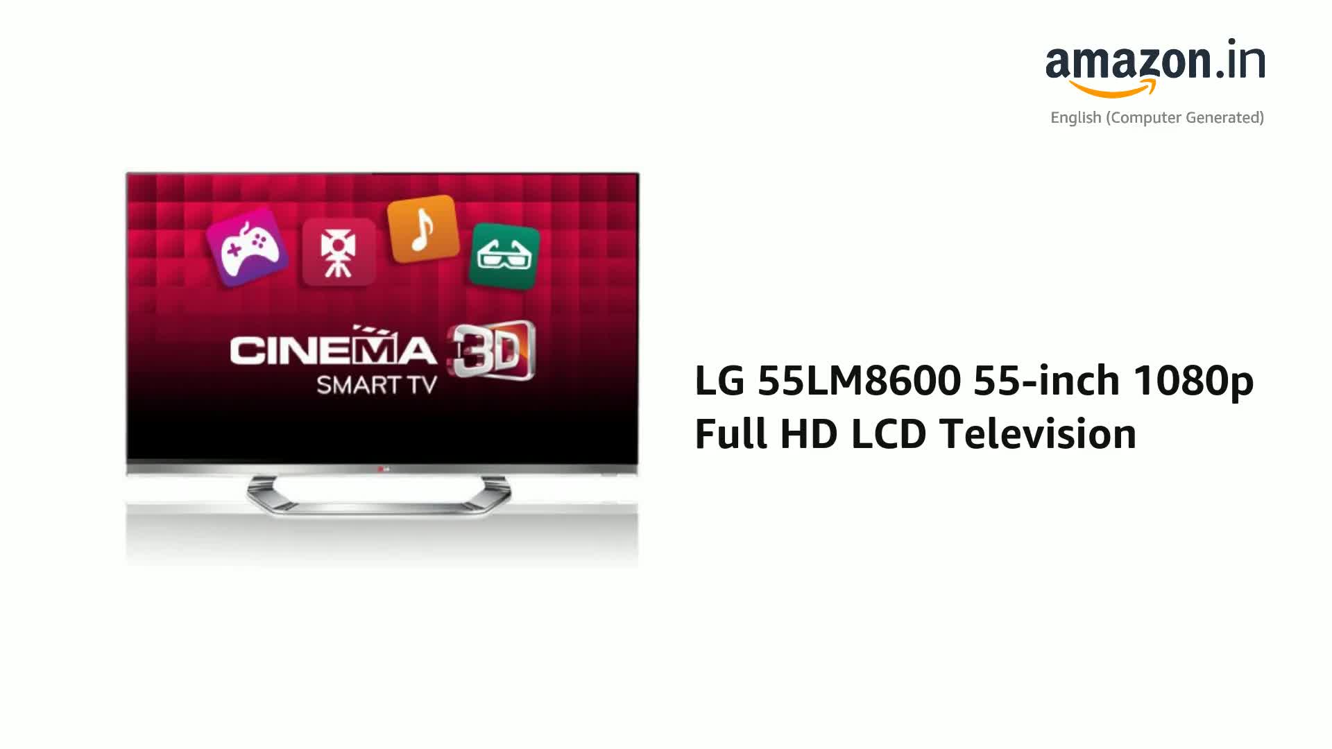LG55インチ フルハイビジョン3Dテレビ