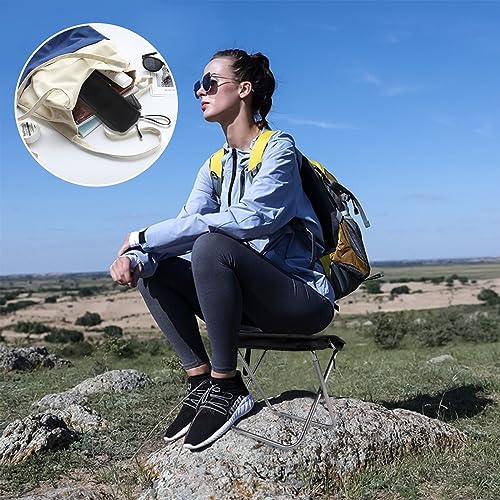 2Pcs-Portable-Folding-Camping-Stool-Compact-Collapsible-Travel-Camp-ChairLightweight-Seat-Foot-Rest-for-Fishing-Hiking-Hunting-Gardening-Outdoor-with-Self-Zippered-Bag-Large