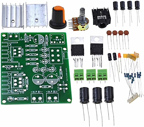TDA2030A Amplifier Board DIY Kit DC12V 2.0 Dual-Channel Audio Module Kits 15W+15W