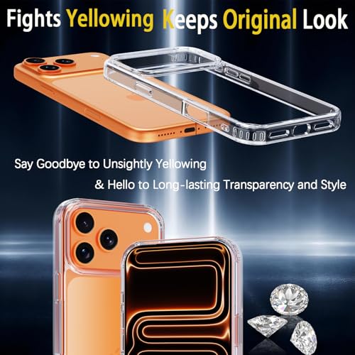 PinLiSheng for iPhone 17 Pro Case Clear - image 4