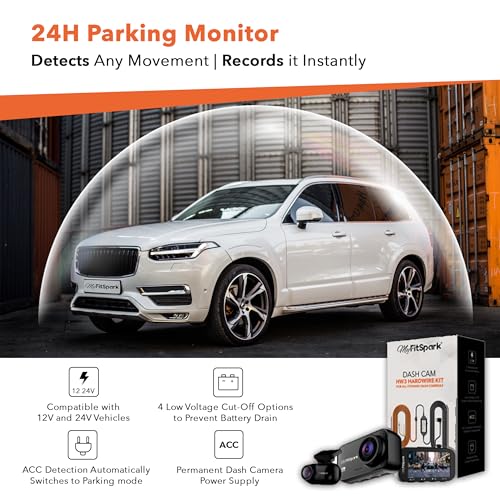 Image of FitSpark DC-101 Pro ADAS 4MP Real 2K Dual Channel Dash Camera No.1 Novatek AI Chipset High Definition 2.7 inch IPS TrueColors Display Super Night Vision GPS & WiFi