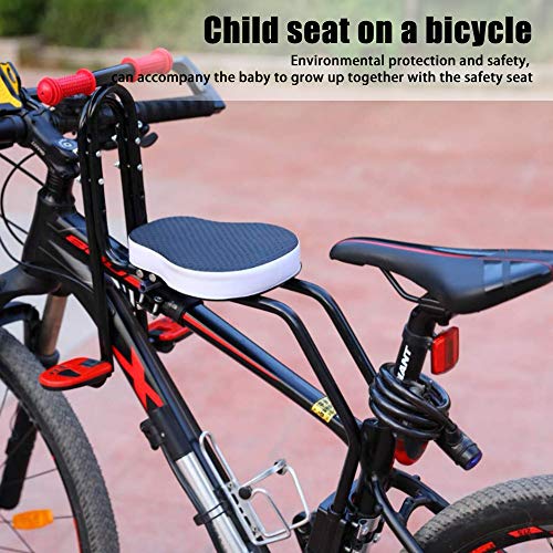 TWSOUL Bicycle Seat for Child, Quick Dismounting Front Mount Baby Carrier/Baby Chair, Adjustable Safety Seat for Kids Infant Toddler (UP to 110 Pound)