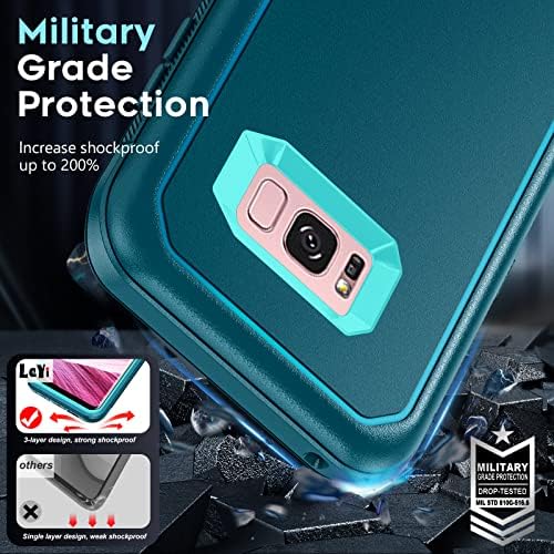 Coque extérieure en caoutchouc résistant pour Samsung Galaxy S8 Plus - 4