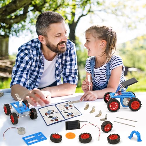 bulk stem solar robot kits stem building toys for 6 7 8 10 12 13 year old boys girls crafts robotics science kits for kids 8-12 8-10 6-8 classroom school gifts engineering coding motor car projects
