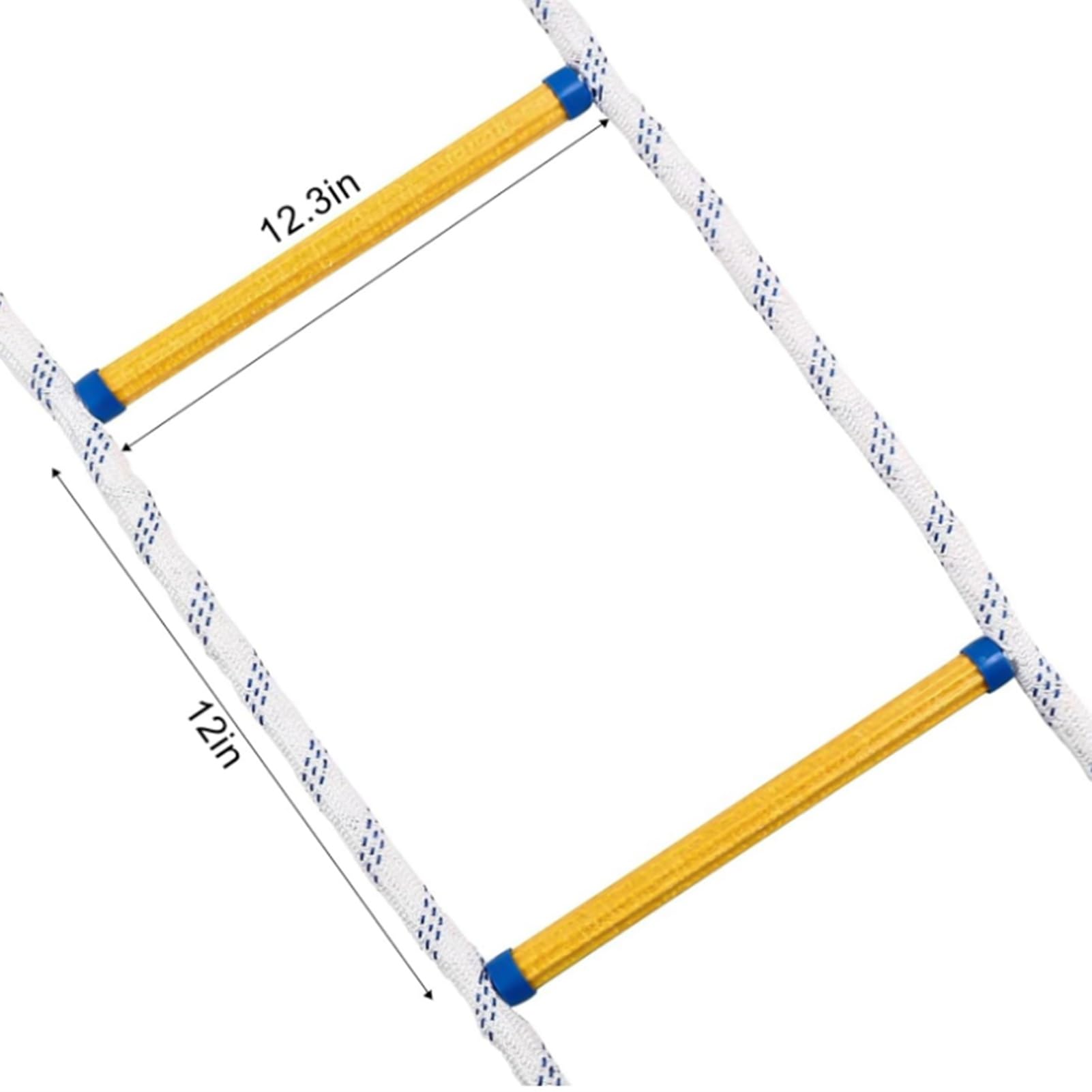 Drabina linowa, 13-stopowa, ewakuacyjna drabina przeciwpożarowa(33FT/10M)