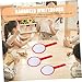 Toddmomy 4pcs Portable Dry Erase Scoreboards Blank Writing Surface for Teachers Students and Judges Handheld Scoring Boards for Classroom Activities Games and Auctions Random Color