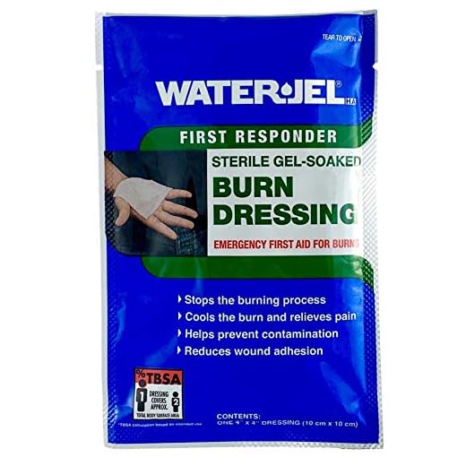 Water-Jel - Pansement brûlant - 4 x 4