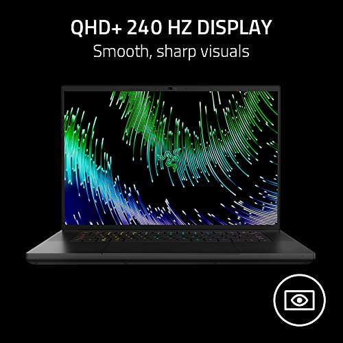Image of Razer Blade 16 Gaming-Laptop: NVIDIA GeForce RTX 4070 13th Gen Intel 24-Core i9 HX CPU - 16 inch QHD+ 240Hz 16GB-RAM - 1TB SSD CNC Aluminum Compact GaN-Charger - Windows 11 Chroma RGB