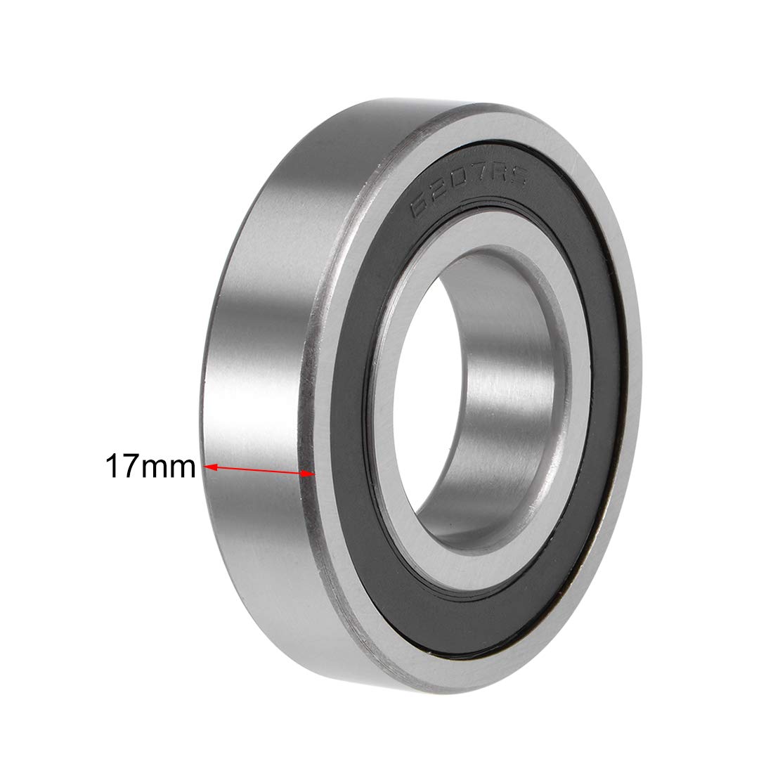 Roulement à Billes 6007-2RS - 35x62x14mm - C3 - Pour Imprimante 3D Et Outillage - Qualité Acier