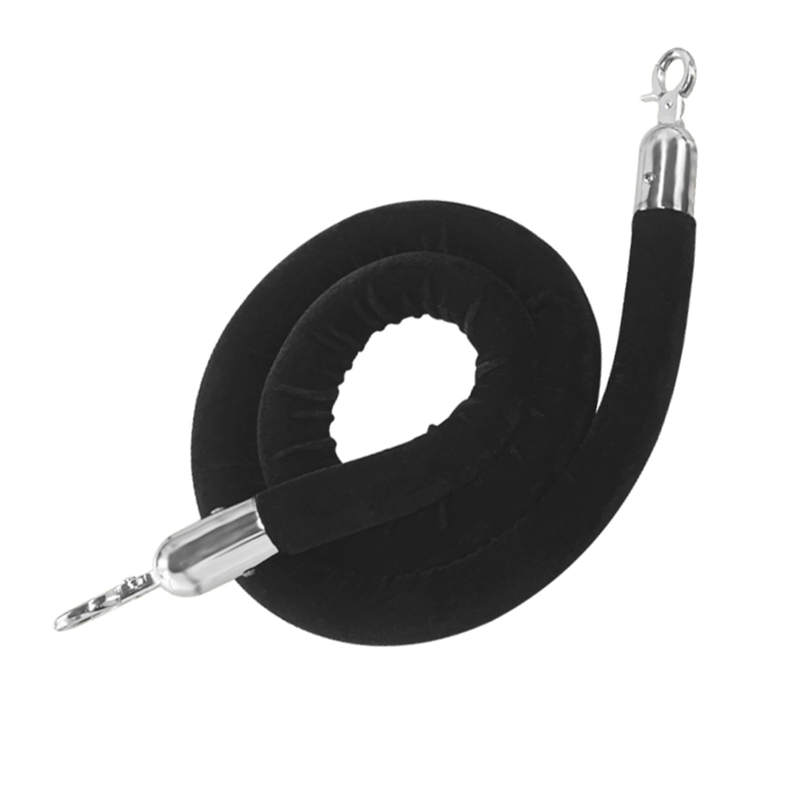 GDMDPTE Outdoor Safety Barrier - 1.2m Hemp Rope & Anchor Hook - Ideal for Playgrounds Parks & Public Events - Crowd Control Solution for Safety & Security